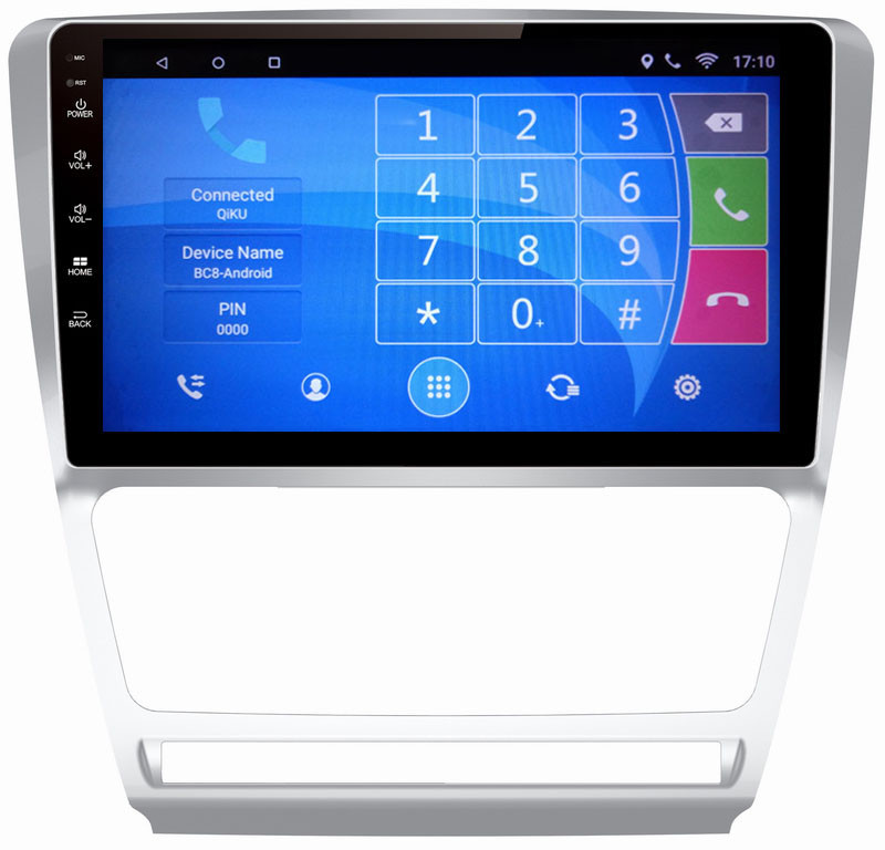 Ouchuangbo car radio gps navigation for Skoda Octavia 2007-2014 with Video bluetooth calculator android 6.0 system