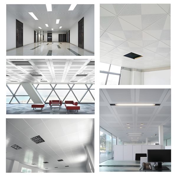 Bevel Angle aluminum clip in ceiling offering 50 year working lifetime designed for installation in commercial buildings