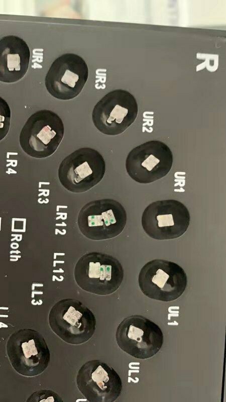 Ceramic Monocrystalline Sapphire Braces , Mini Roth Orthodontic Brackets