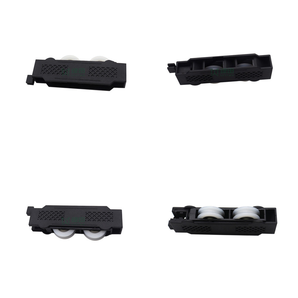Nylon Bearing Double Wheel Sliding Window Rollers Smooth Operation Custom Size