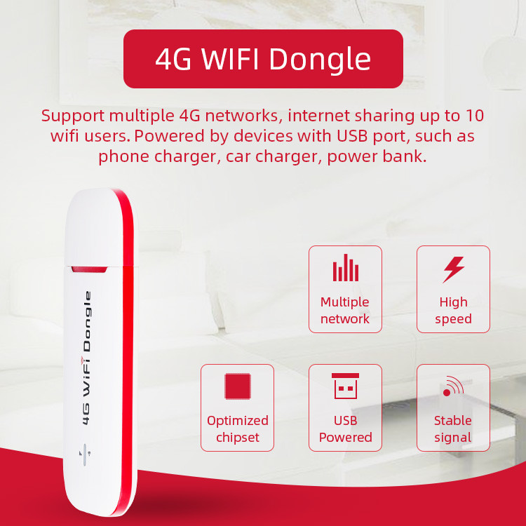 150Mbps CAT4 Wireless USB Wifi Router Adapter Power Bank