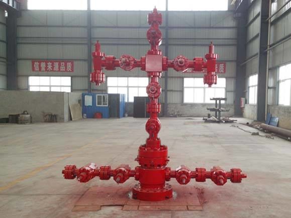 API 6A Wellhead 2-1/16" 5000psi PSL1 & PR1 X-Mas Tree , Oil Well Drilling Christmas Tree/ X-Mas Tree