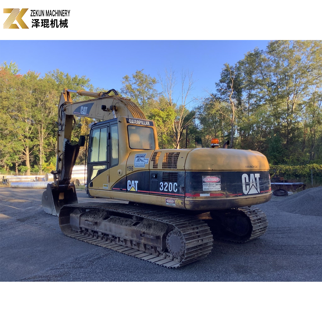 CAT320CL Used Crawler Excavator 1.2M3 Bucket 20TONs Used CAT Excavator