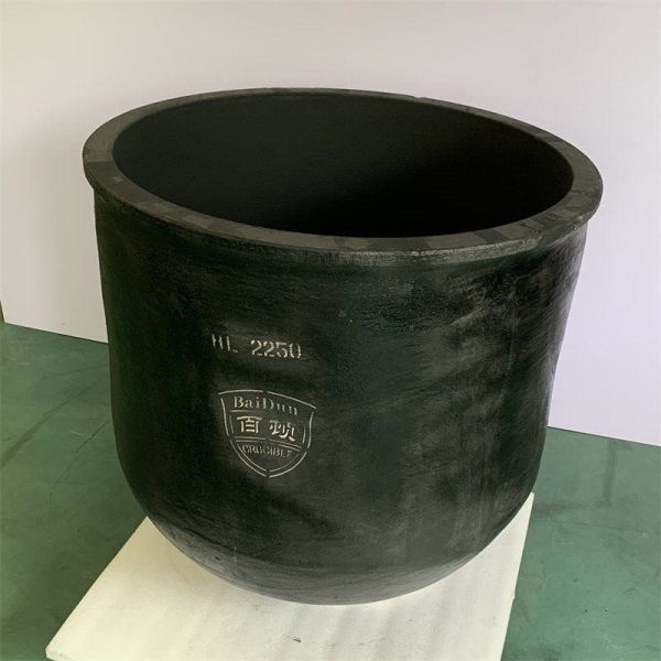High Oxidation Resistance Metal Melting Crucibles Conventional Silicon Graphite Crucibles Circular