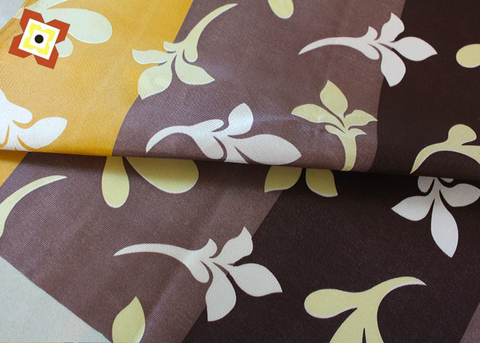 Polyester Warp Knitted Printed Mattress Fabric Breathable 210cm