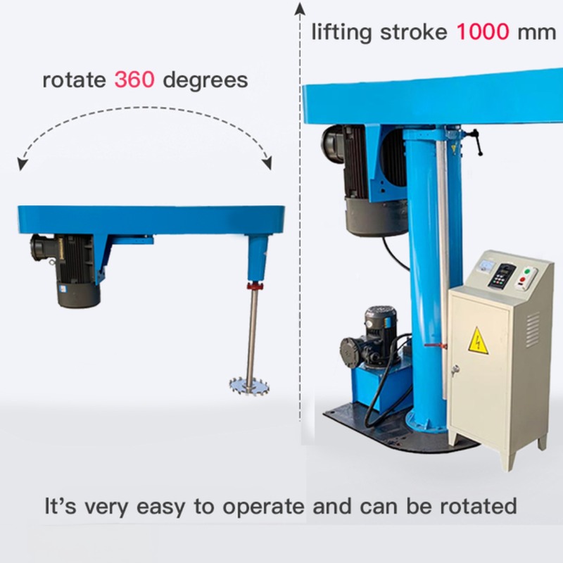 Single Shaft Wall Paint Mixing Machine 15 KW For Industry Paint Mixer