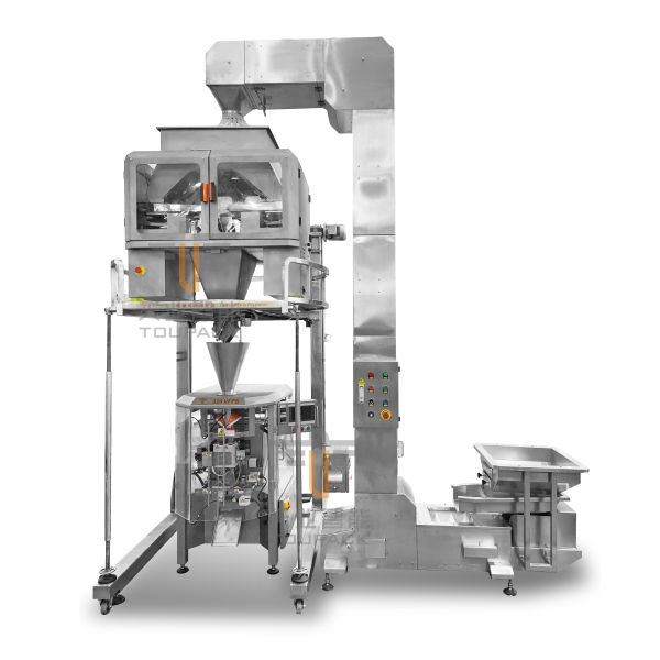 PLC Computer Control 80WPM 2.5L Nuts Packing Machine 14 Heads