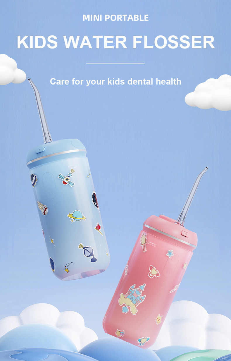 Mini Kids Portable Travel Household USB Recharge Oral Irrigator For Teeth Cleaning
