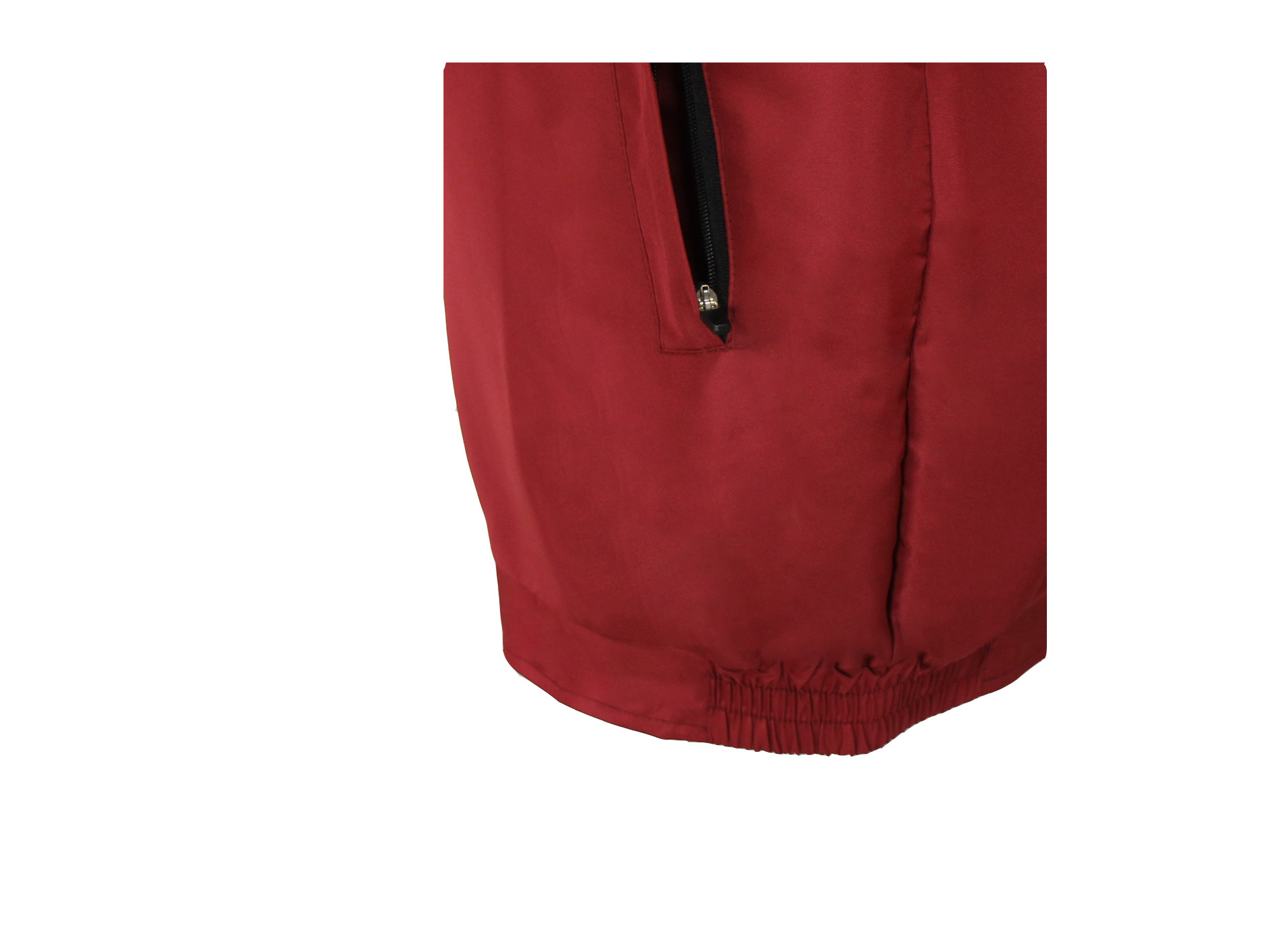 100% Polyester Winter Jacket Hexagonal Pattern Women Thermal Red Jacket Polar Fleece