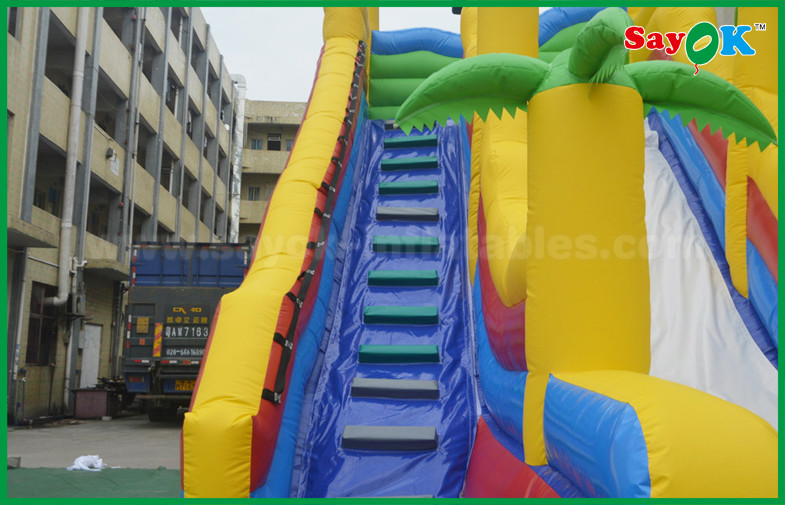 Large Inflatable Slide Promo Custom Double Giant Bouncy Slide Jump And Inflatable Water Slide Park