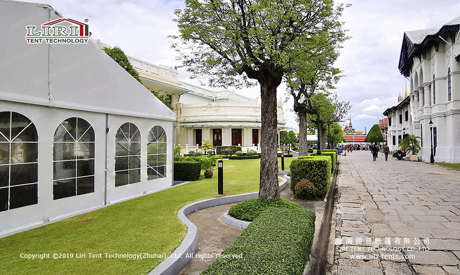 Aluminum PVC Mini Outdoor Party Tents With White Closed Curtain