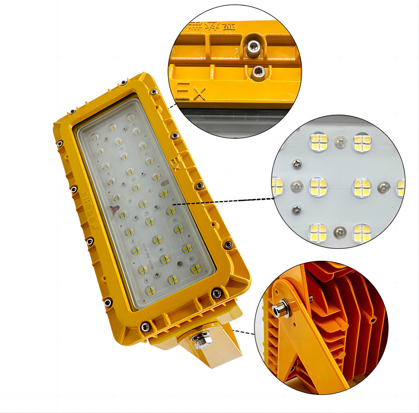 Hazardous Location Explosion Proof Led Canopy Lighting 100V