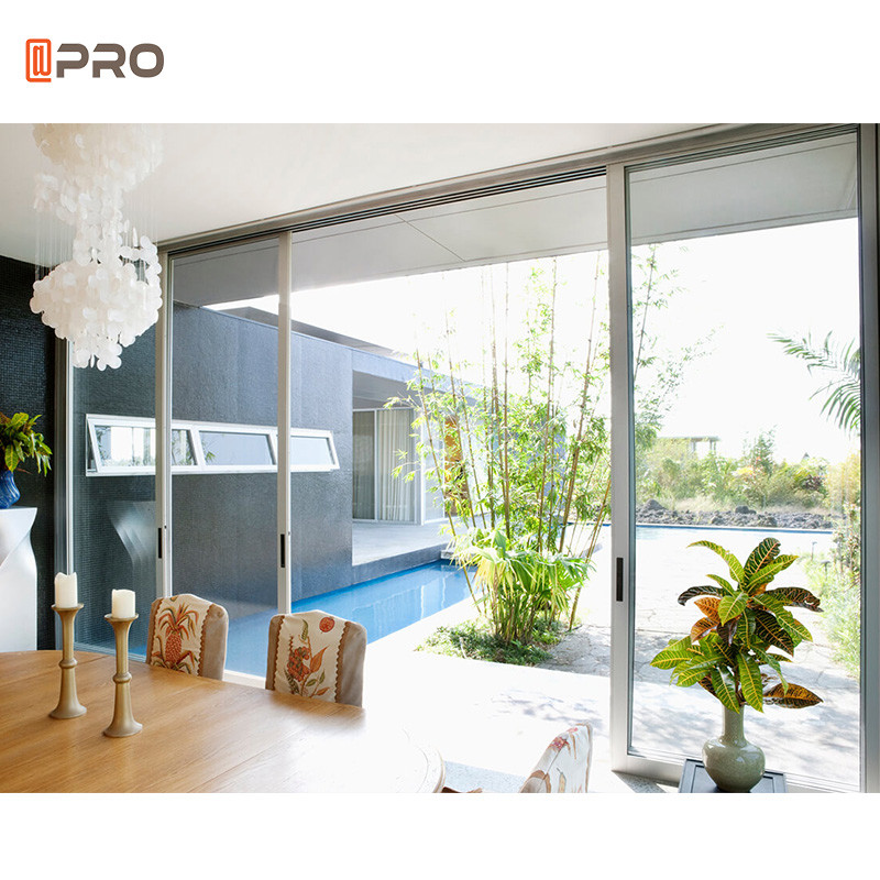 Customized Exterior Aluminum Sliding Door Soundproof Double Glaze