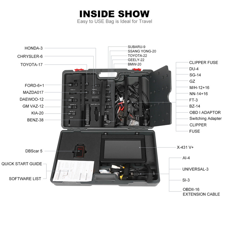 X-431 X431 V+ 10.1 inch Screen Tablet 100% Original Global Version Launch X-431 X431 V+ 10.1 inch Screen Tablet Bluetoot