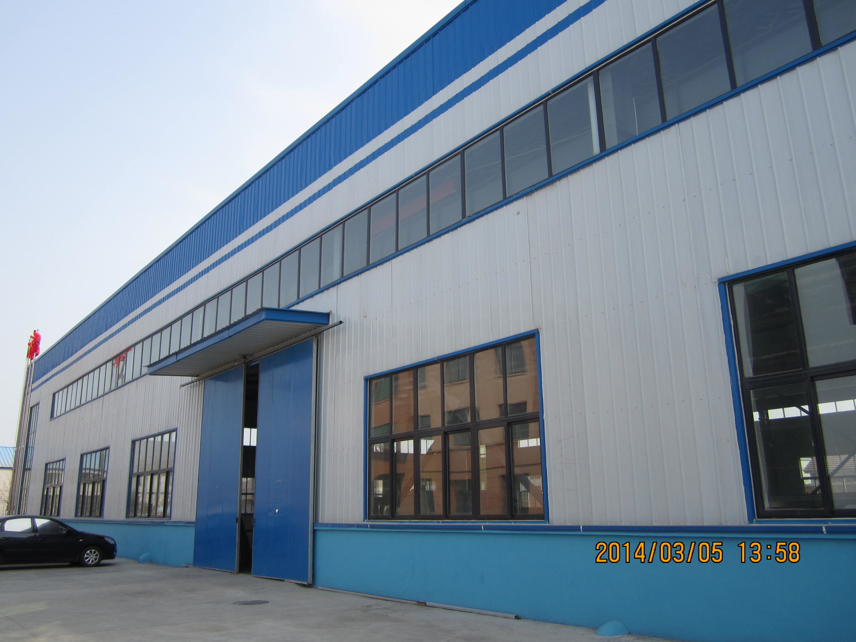 Storage Metal Frame Light Sandwich Panel Prefab Building Structure Paint Galvanized Steel Construction Warehouse