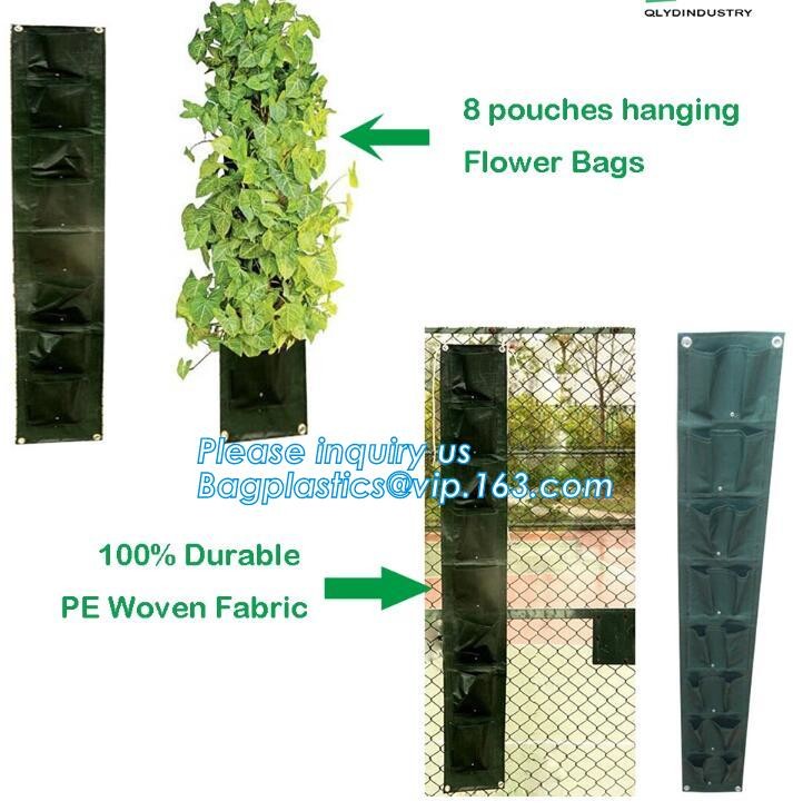 Nine pockets cheap vegetable grow planter bag,china manufacture riptop waterproof nursery bag,planting potato grow bag