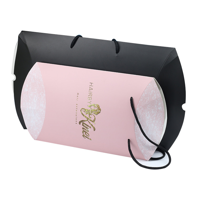 Matte Lamination 350gsm Custom Cosmetic Packaging Boxes For Wig Packaging