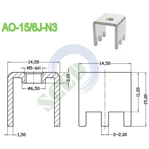85A 6.25*13.00mm 18 Torque Steel Brass Terminal Block Accessories