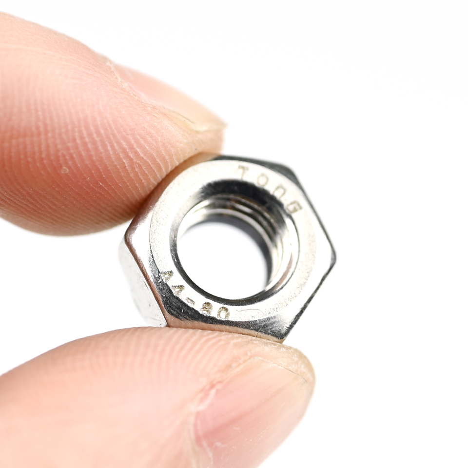 Standard Stainless Steel 316 Din985 Hex Insert Nylon Self Locking Nuts for Manufacturing Industry