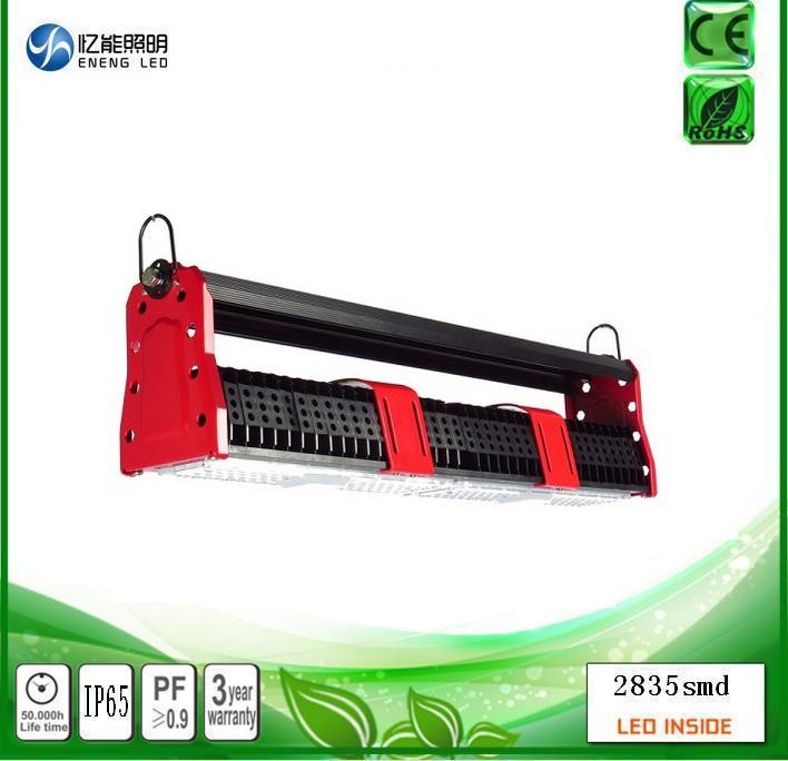 high quality Linear led high bay light 100W IP64 led warehouse light 120lm/w Fin cooling with smd 3030 AC200-240V 3years