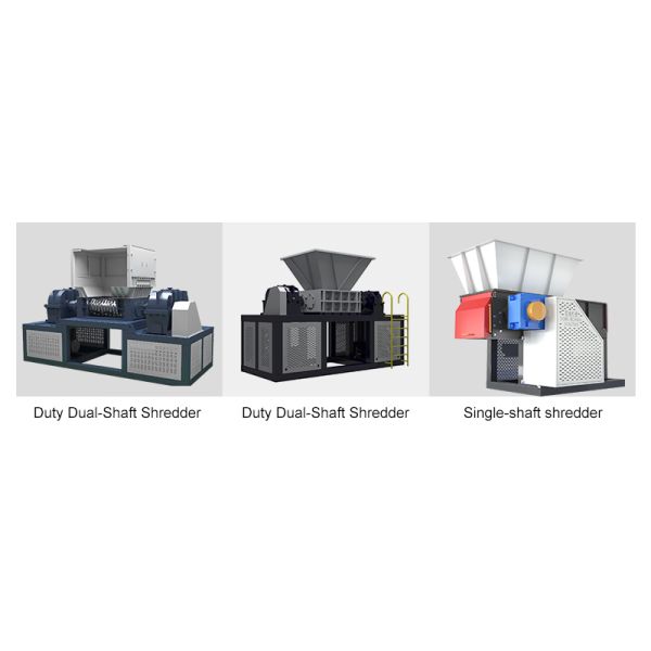 Industrial Double Shaft Shredder Machine for Solid Waste Reduction