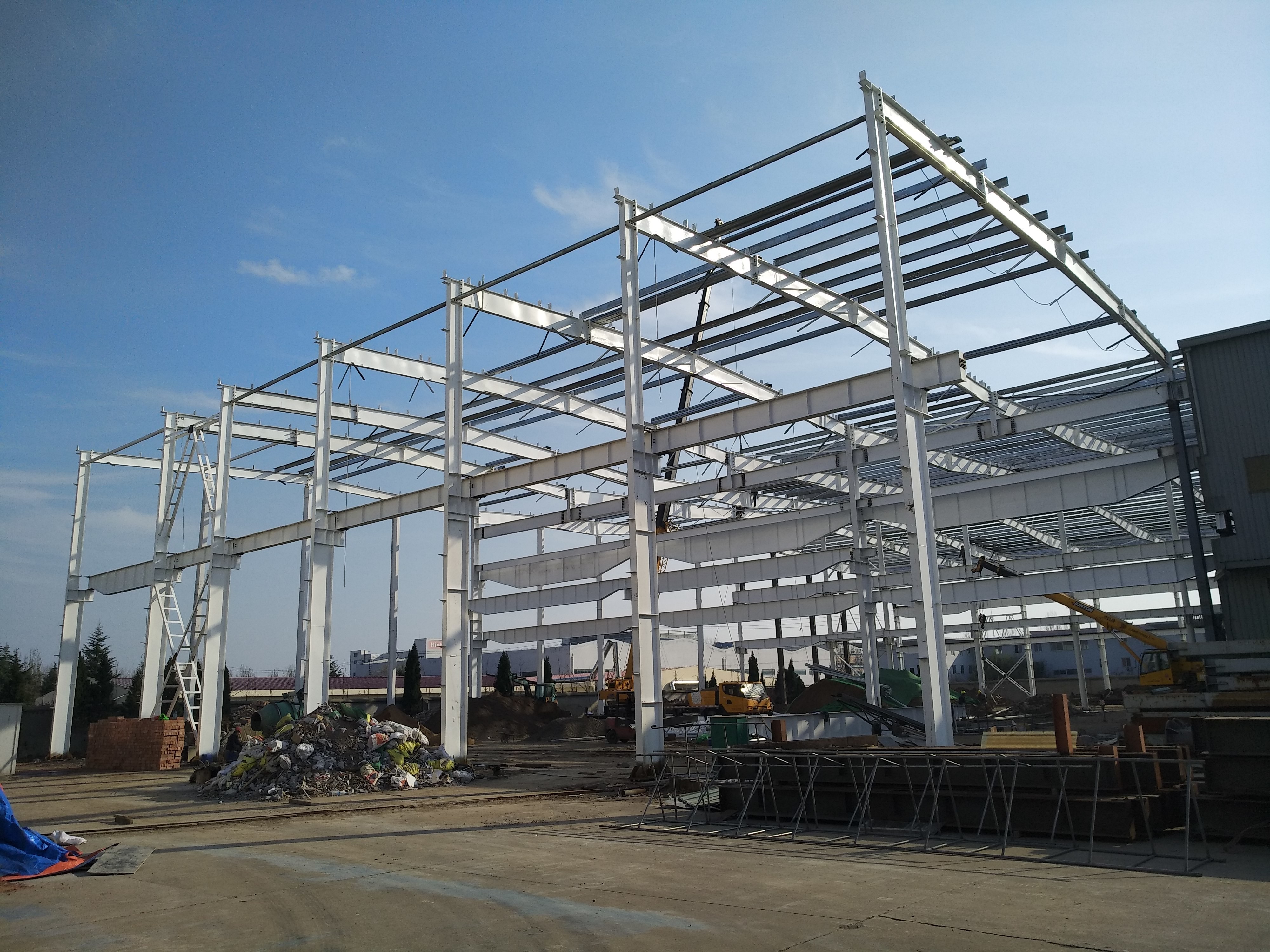 Q355B Grade Steel Structure Workshop Steel Structural Building Construction Solution