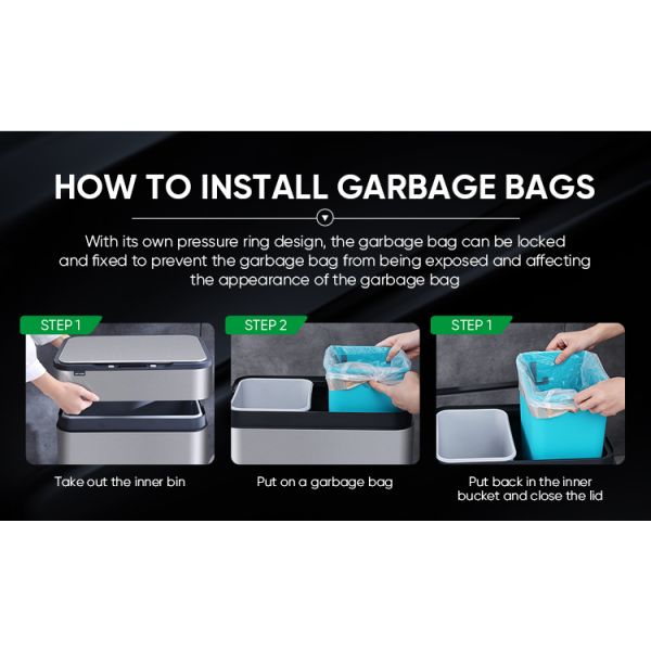 Household Dry and Wet Separation Double-Layer Commercial Large Capacity Classification Intelligent Induction Stainless Steel