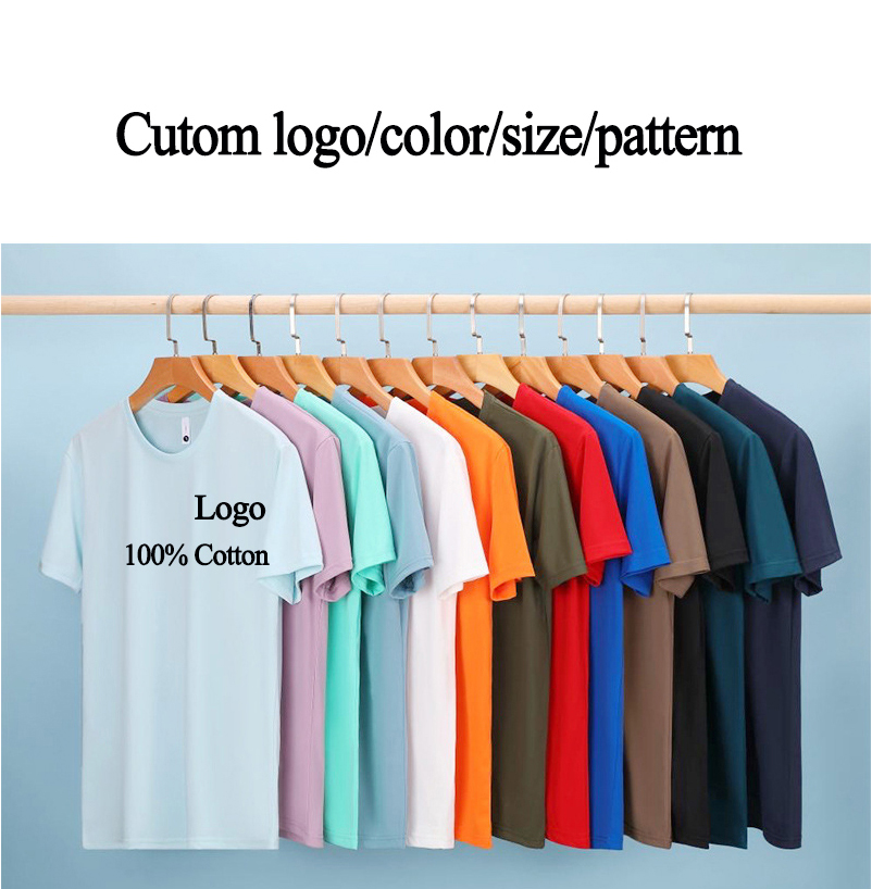 100% Cotton Men Women'S Blank White T Shirt Unisex Casual Plain T Shirts With Regular Sleeve Style