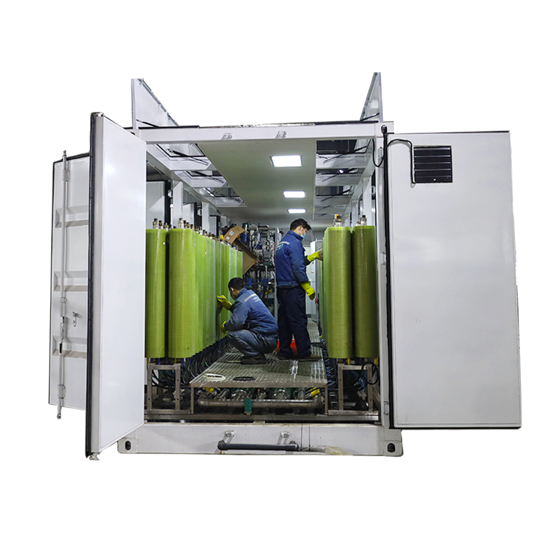 Skid Mounted Container Disc Tubular 2 Stage DTRO Reverse Osmosis System