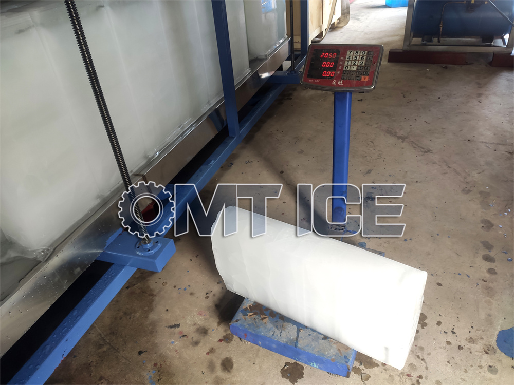Hygienic Stainless Steel Commercial Ice Block Making Machine Automated