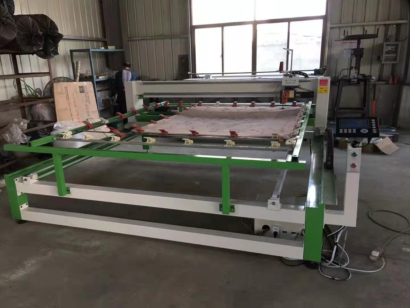 computerized high speed single needle quilting machine single head continllous quilting machine