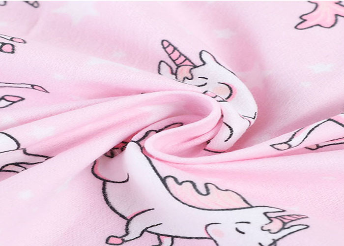 100% Cotton Soft And Healthy Printed Flannel Fabric Kids Dress Cloth Fabric