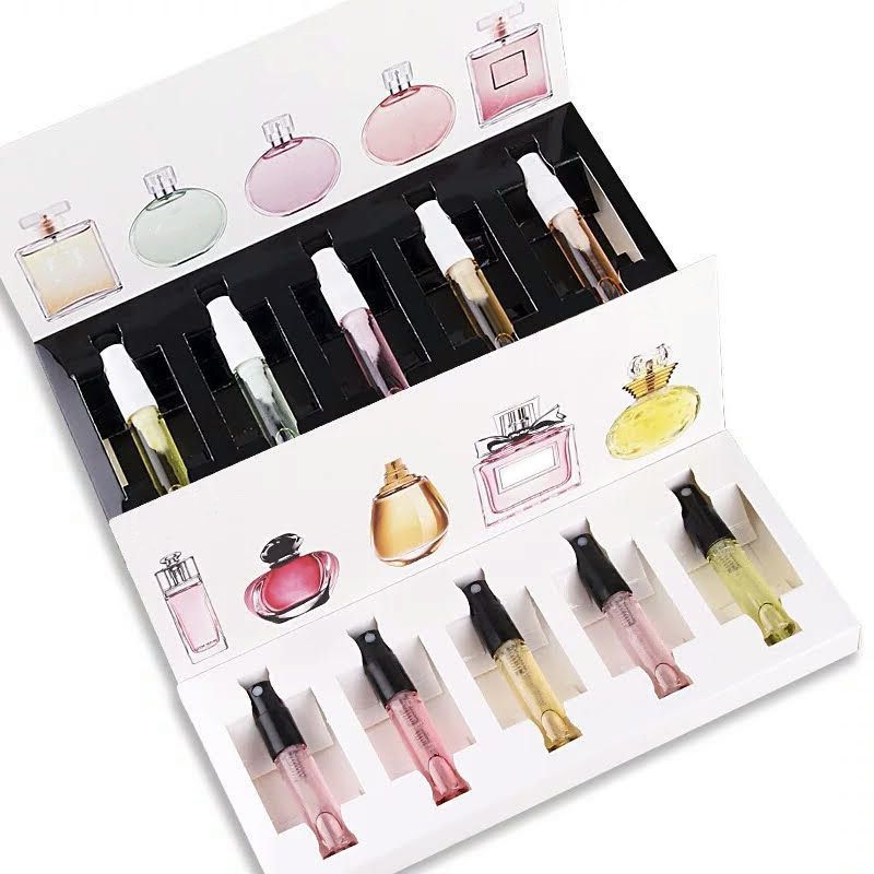 Custom Black Luxury Rigid Magnetic Gift Perfume Box Packaging Cosmetic Bottle Paper Cardboard Packaging Skincare Set Essential Oil Boxes