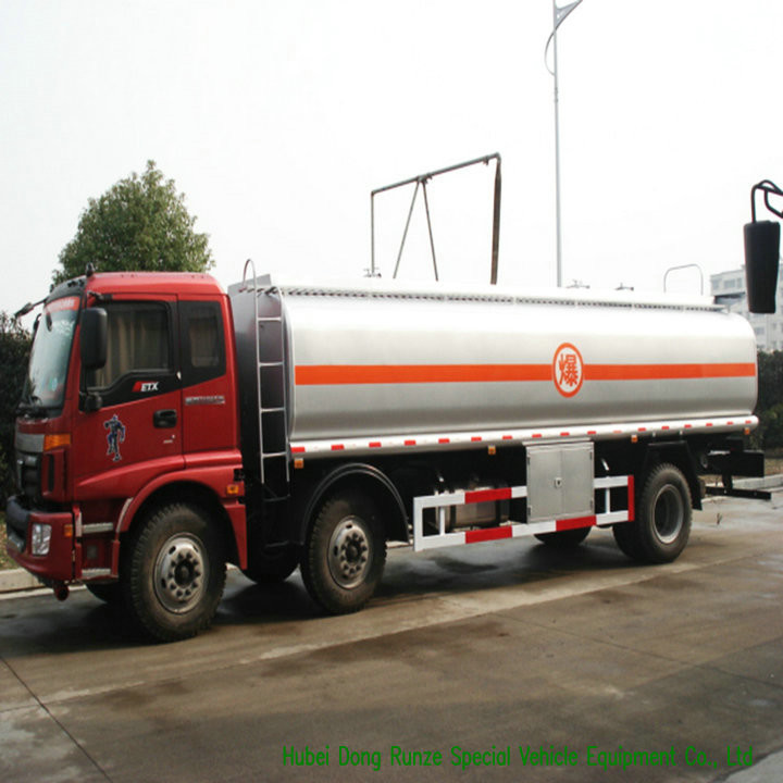 FOTON 6x2 AUMAN 25000L Oil Tanker Truck With Stainless Steel Fule Tank