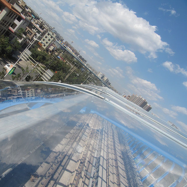 Residential Noise Barrier Acrylic Highway Sound Barrier Fence