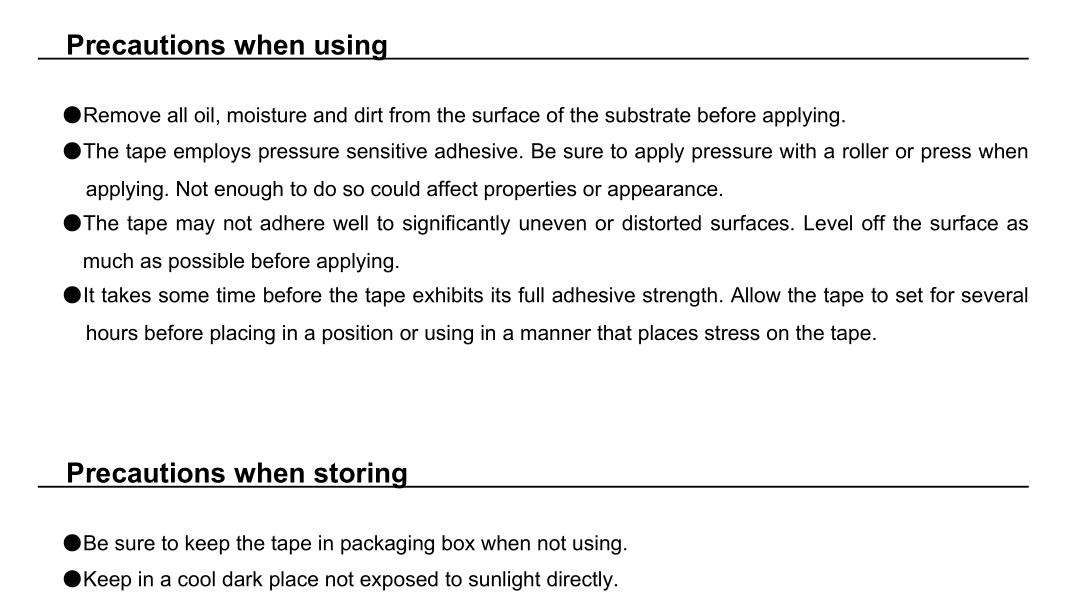 3M Medium UV Resistance Low VOC 9448A Tissue Tape