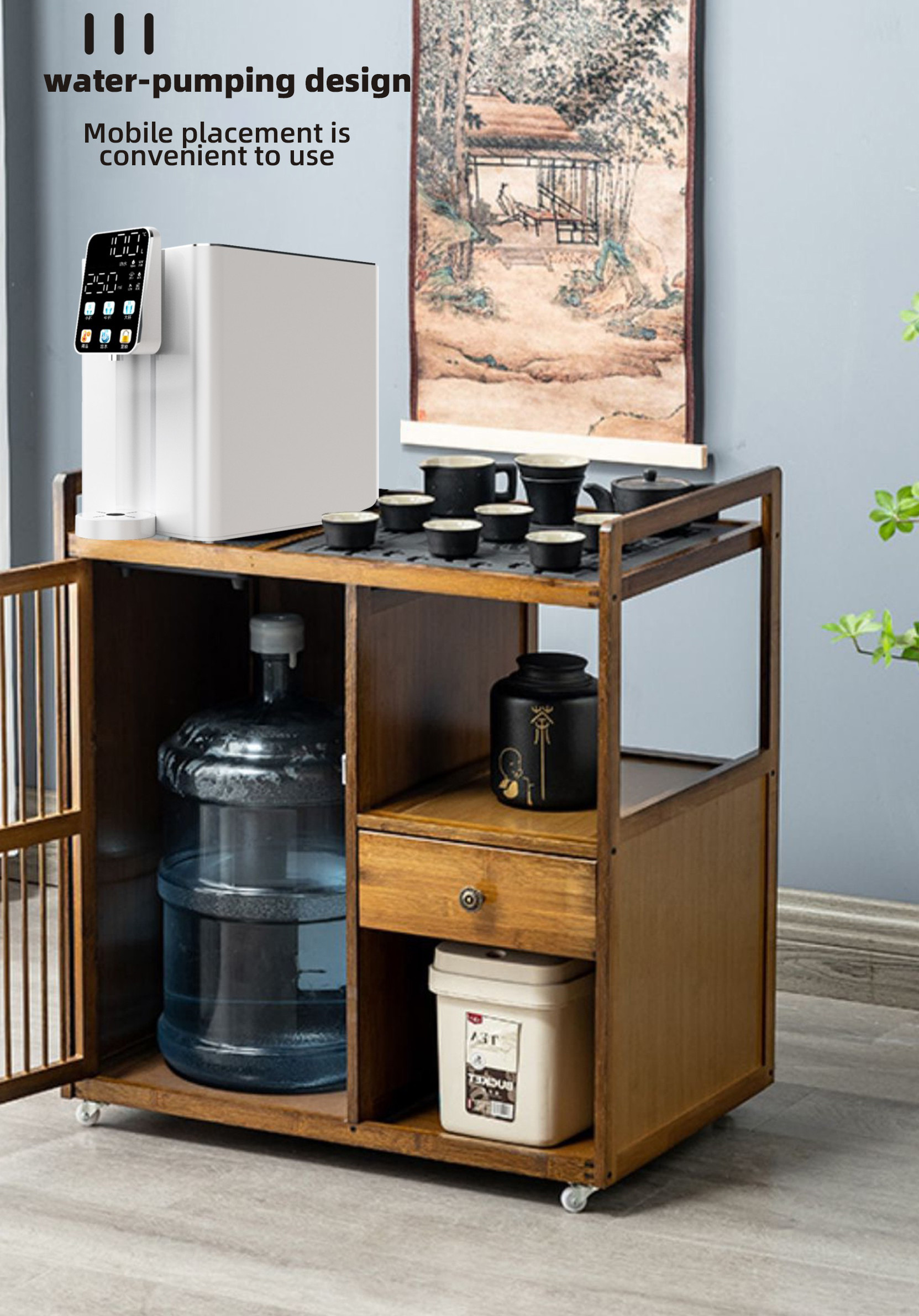 Desktop Instant Heating Hydrogen-Rich Water Dispenser 2000ppb Regulate The Stomach And Intestines WEIZI