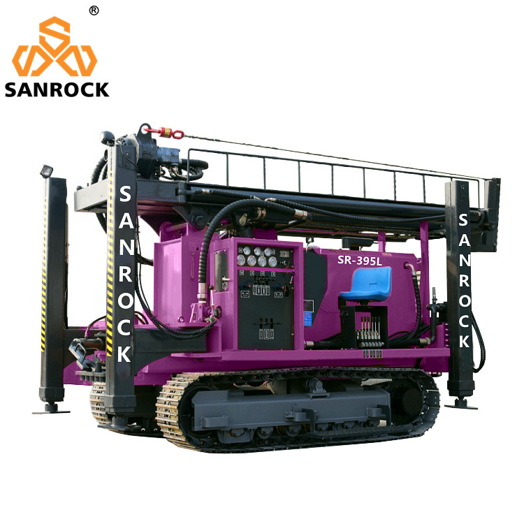 Deep Water Well Drilling Rig Hydraulic Borehole 400Meters Well Water Drilling Equipment