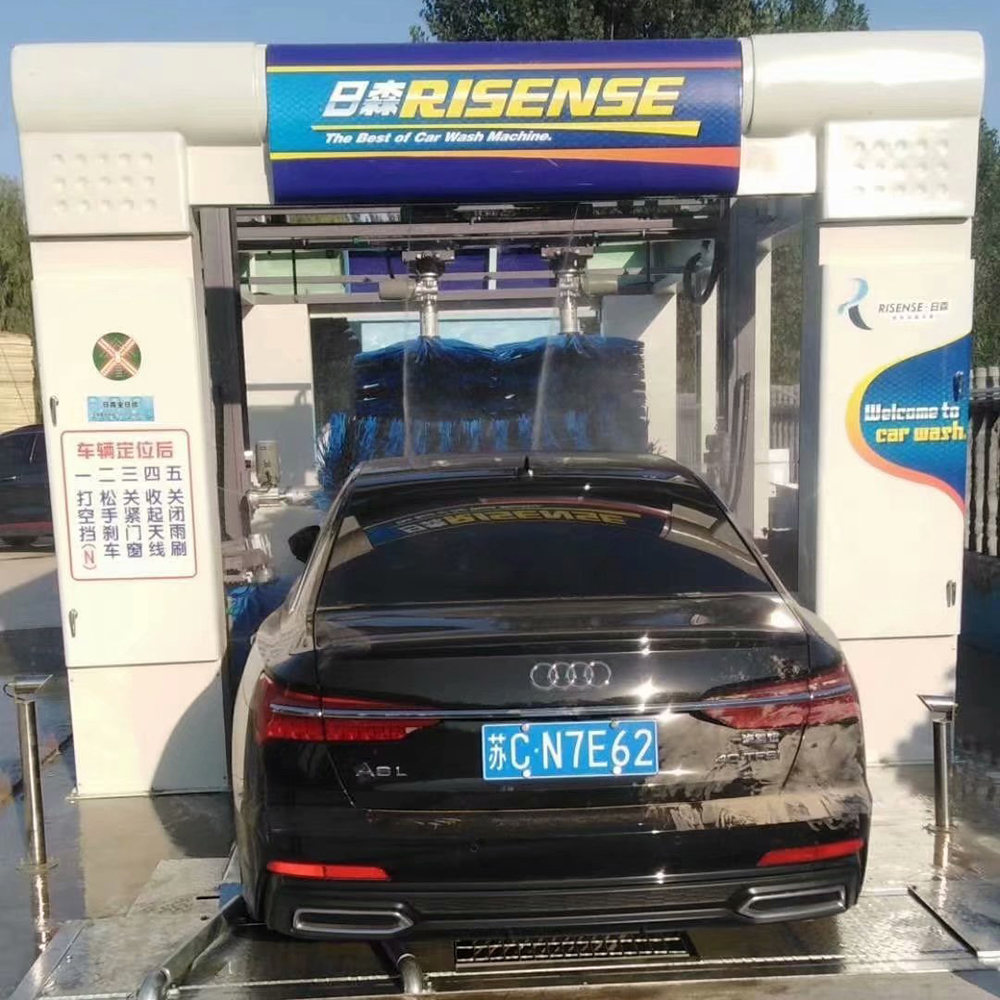 Automatic High Pressure Car Wash Machine With 5 Brushes 12ml Wax Consumption
