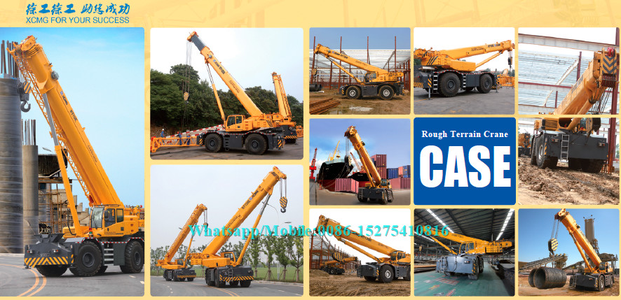 Boom Truck Crane 50 Ton XCMG RT50 Mobile rough terrain crane telescopic with CE Certificate