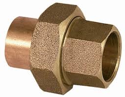 Hydraulic Hexagonal Hose Brass Plumbing Nipple Fitting , Water Screw Plumbing Fittings