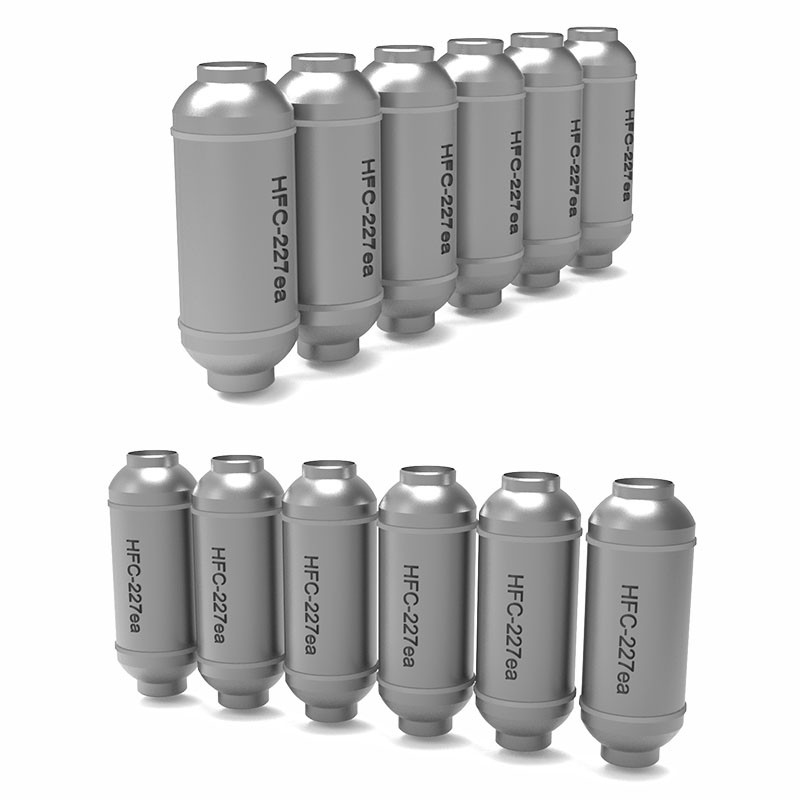 FM200 Clean Fire Extinguishing Agents Liquid With HFC-227ea Composition Boiling Point -16.5.C 3.722Mpa