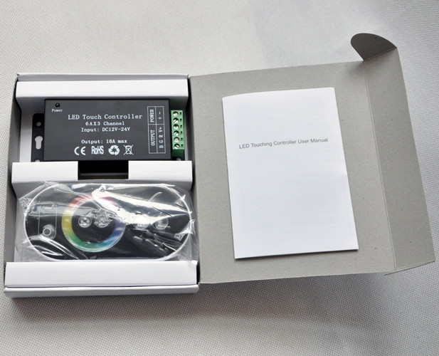KooSion RF Wireless Touch RGB LED controller for RGB LED Strips 6Ax3Channel