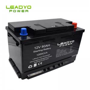 Buy cheap 12V 80Ah 1200CCA Lithium Starting Battery For Automobile Car Marine product