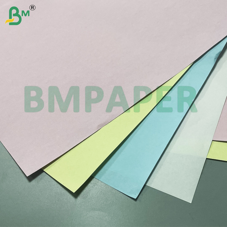 48g 50g 8.5"*11" Colorful Stable Carbonless  Paper For Bill Printing