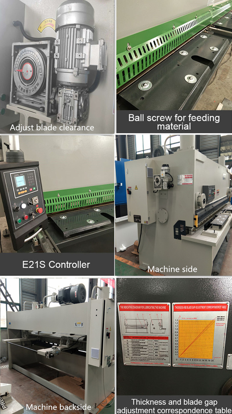 QC11Y-8X2500 8mm Hydraulic Guillotine Shearing Machine Metallic Processing Machinery
