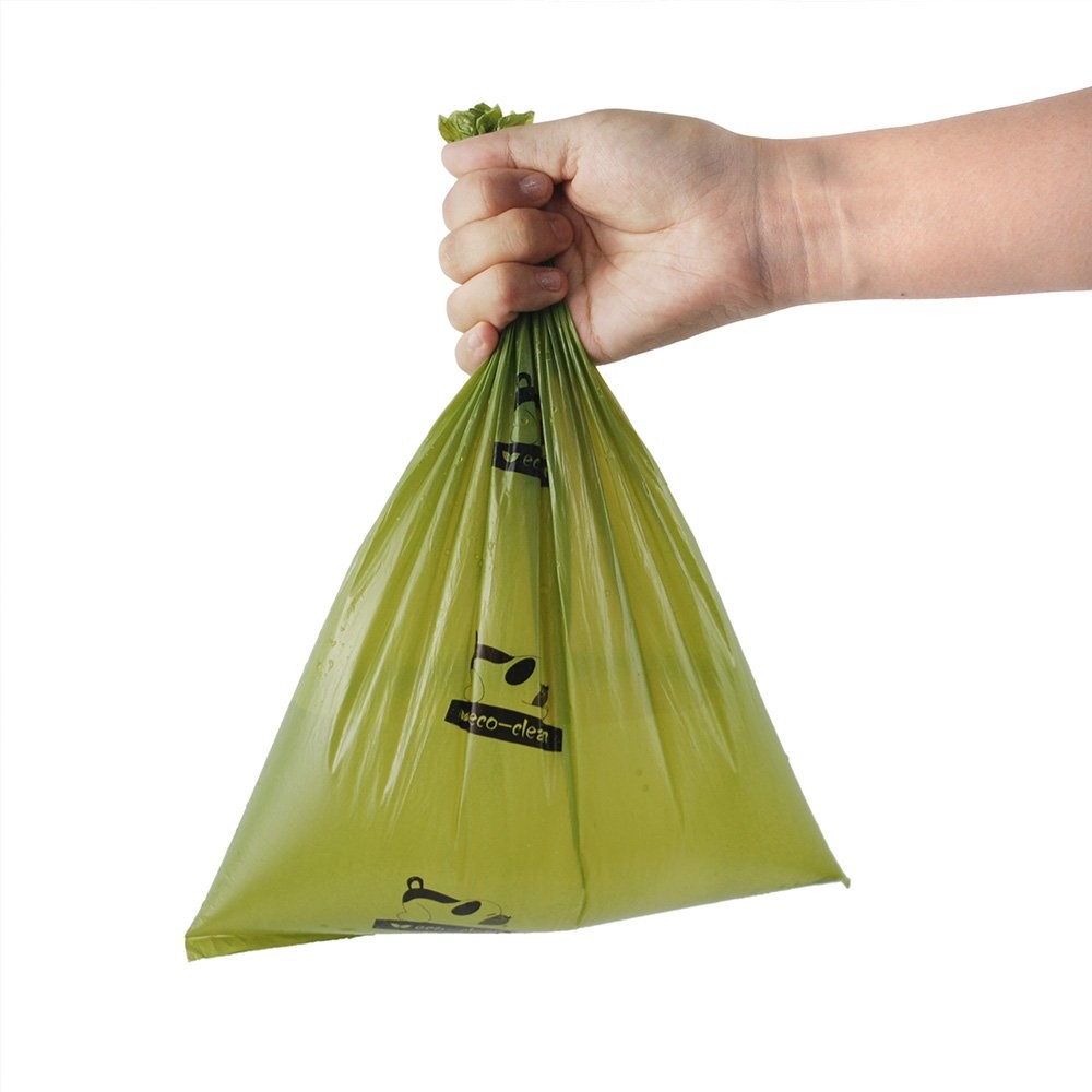 Corn Starch Biodegradable Pet Waste Bags 20 × 30 Cm OEM Acceptable