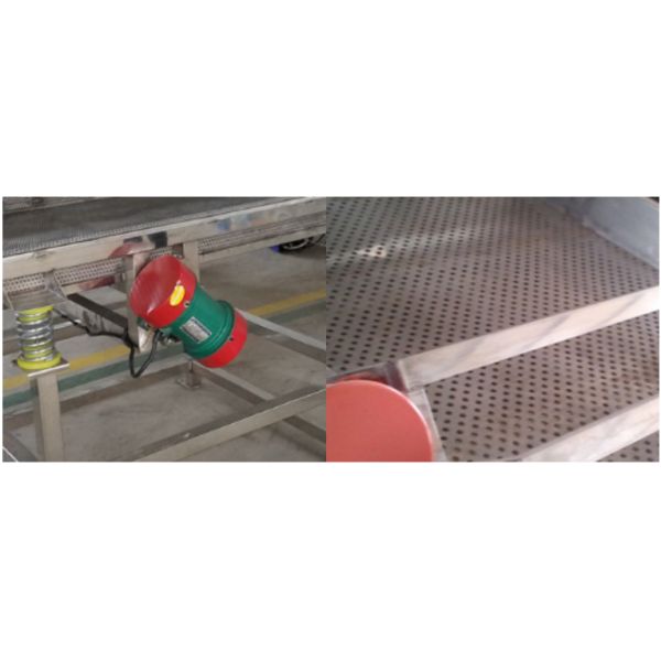 Packaging food vibration drain machine spot supply vibration cloth machine