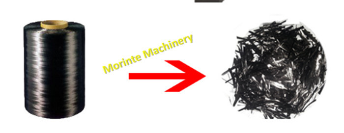 High quality nylon tow and fiber Aramid materiao cutting machine 140 type