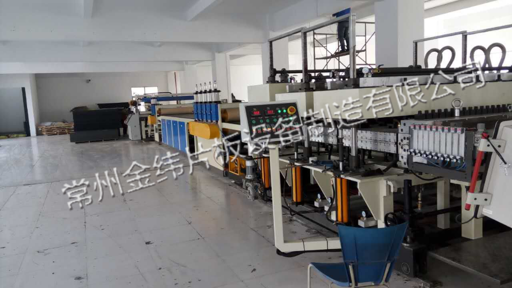 Jwell PC, PP, PE Plastic Hollow Sheet Board honeycomb Extrusion Line